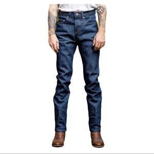 NAKED & FAMOUS Weird Guy Light Indigo Cotton Jeans